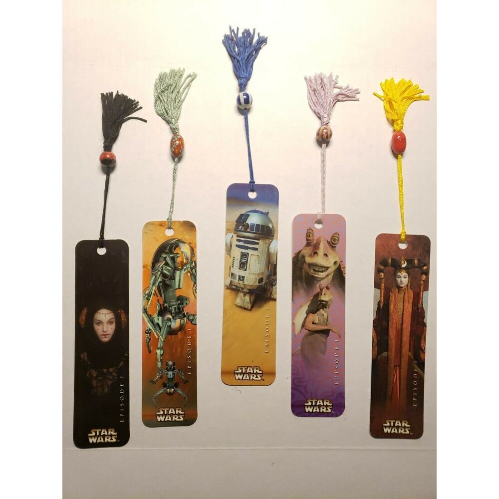 Star Wars Episode‎ 1 The Phantom Menace Bookmarks lot of 5 Bookmark NEW